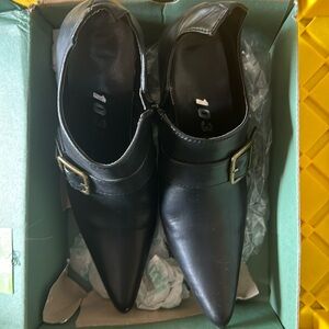 Chasing Fireflies Black Dress Shoes for Kids